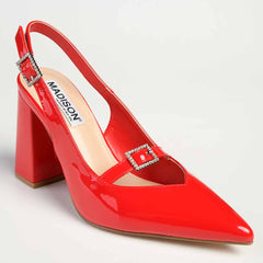 Madison Isolde Block Heel - Red