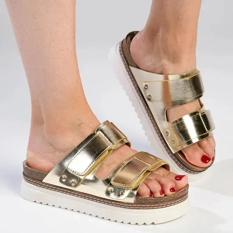 Madison JO Sandals - Champagne