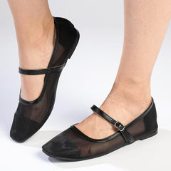 Madison Jackie Mesh Pump - Black