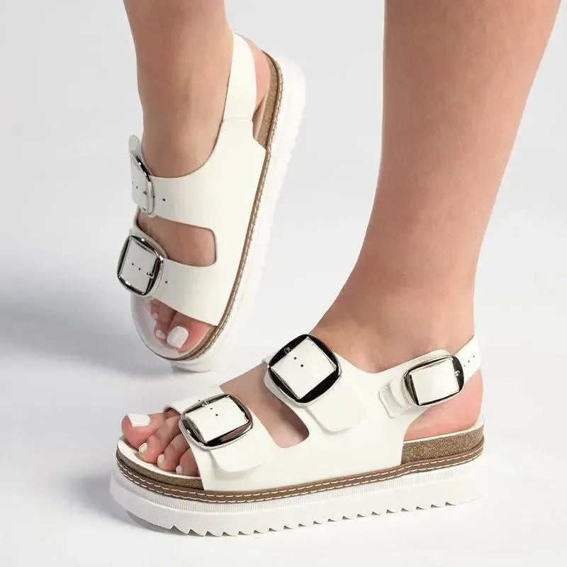 Madison Jaden Sandal - White