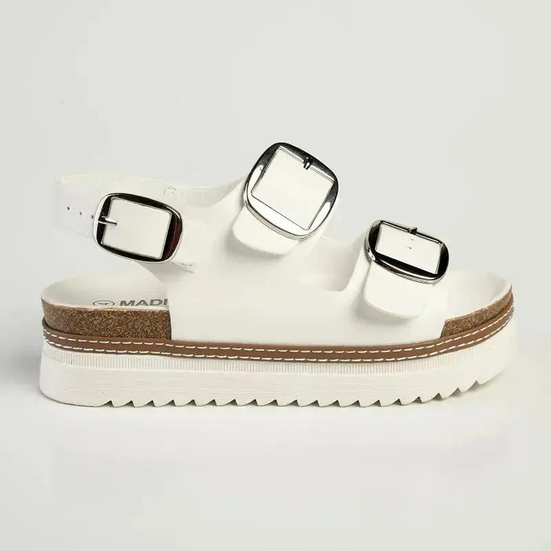 Madison Jaden Slingback Sandal - White