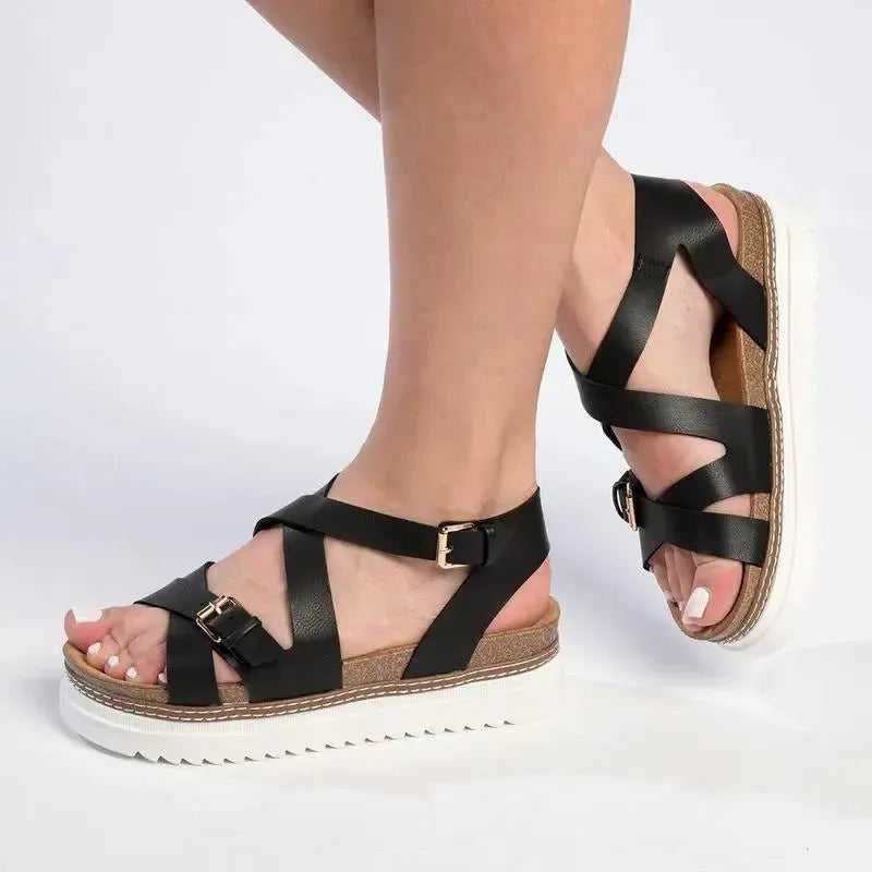Madison Jafit Sandal - Black