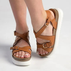 Madison Jafit  Sandal - Tan