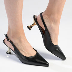 Madison Jamison Kitten Heels - Black