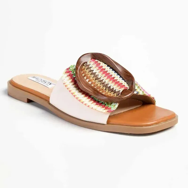 Madison Janvee 2 Flats - Multi Nude