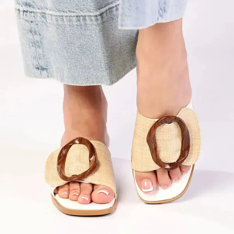 Madison Janvee 2 Flats - White