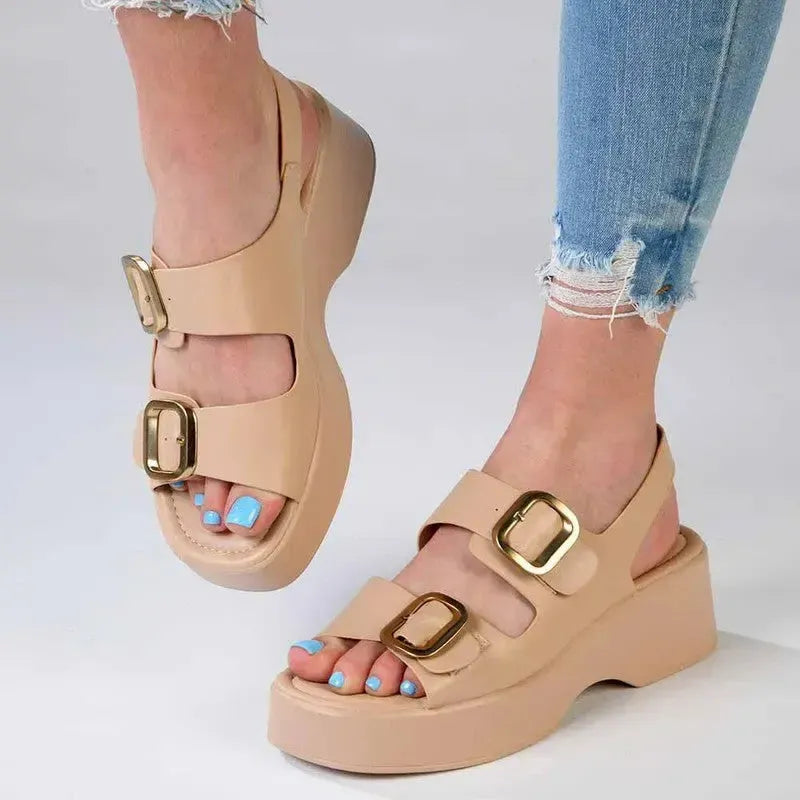 Madison Jaquine Sandal - Nude