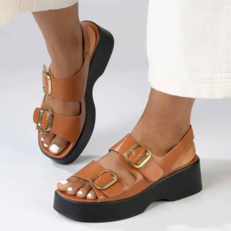Madison Jaquine Sandal - Tan