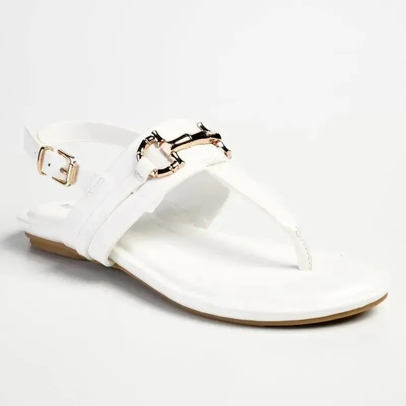 Madison Jayzee Sandal - White