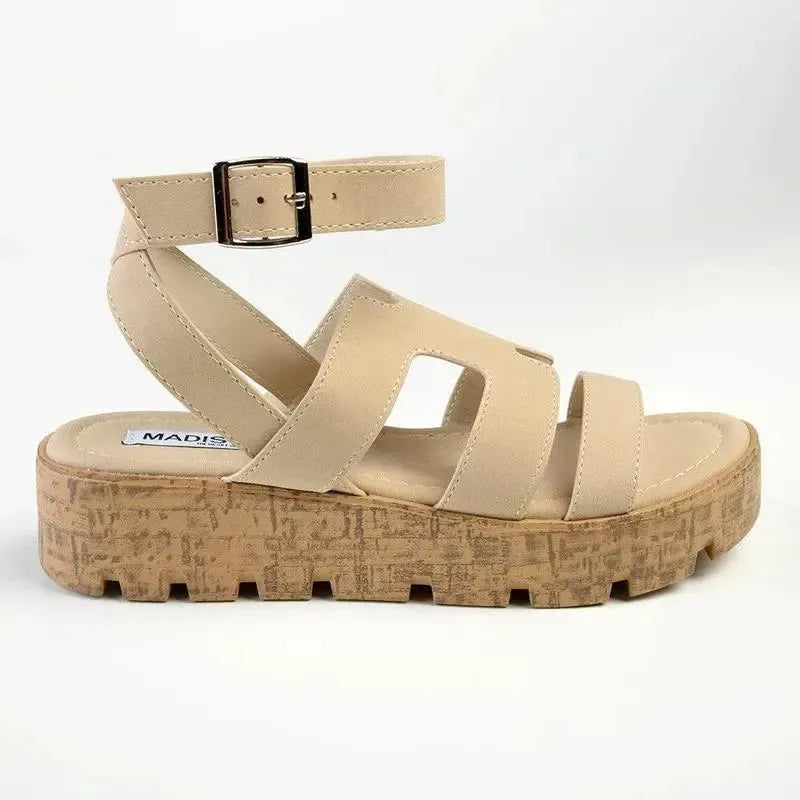 Madison Jeanmarie Wedge - Taupe