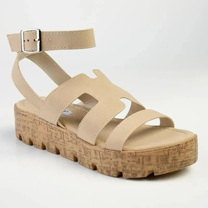 Madison Jeanmarie Wedge - Taupe