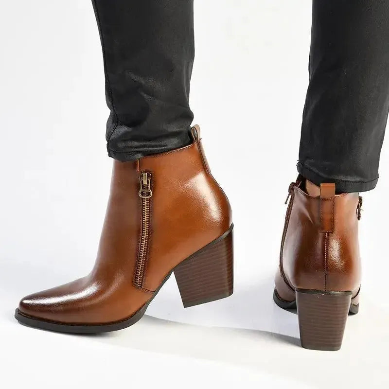 Madison Jeffie Ankle Boot - Tan