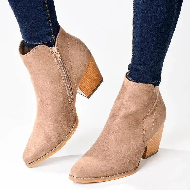 Madison Jett Ankle Boot - Taupe