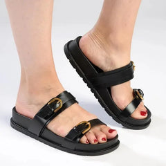 Madison Joanie Sandal - Black