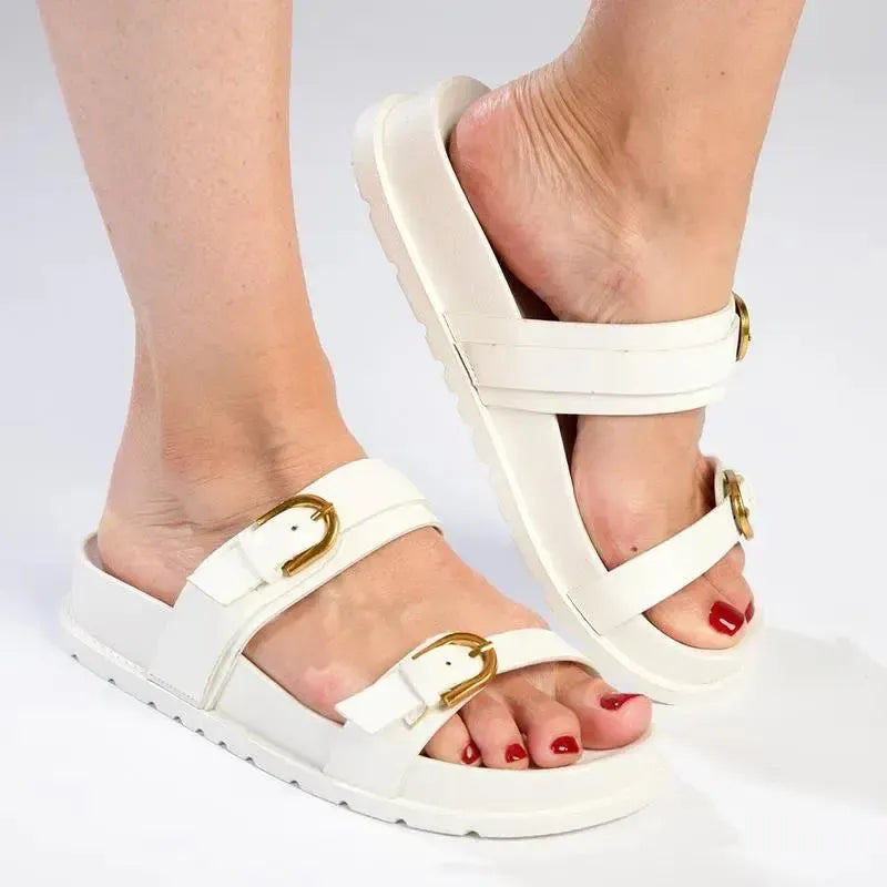 Madison Joanie Sandal - White