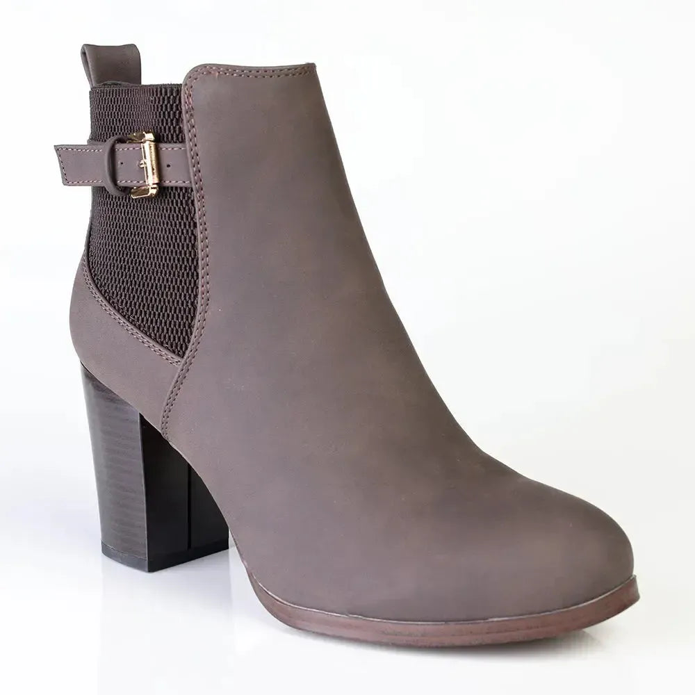 Madison Joey Ankle Boot - Taupe