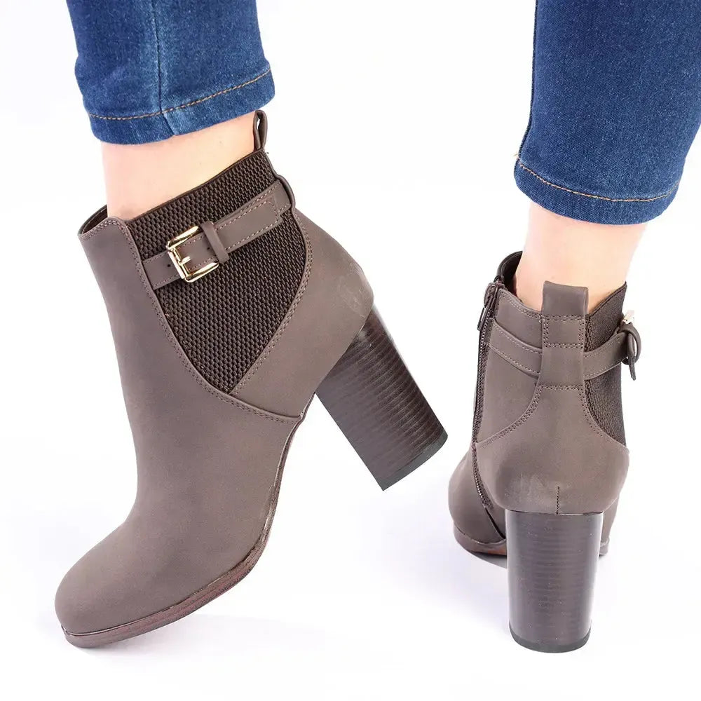 Madison Joey Ankle Boot - Taupe
