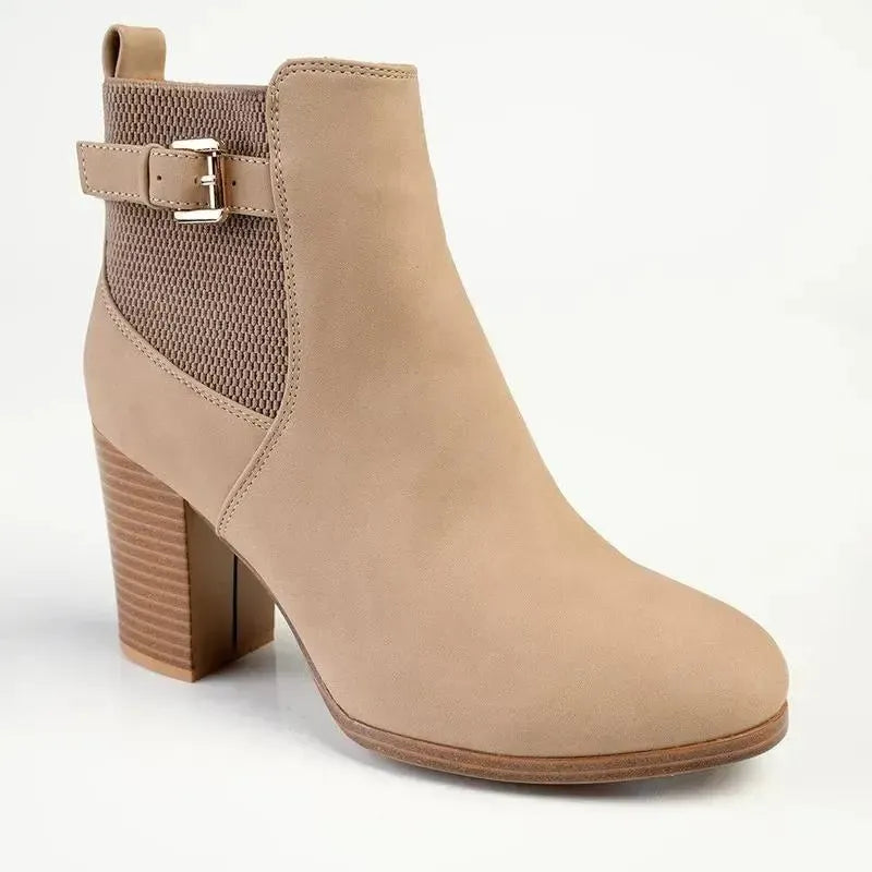 Madison Johnda Ankle Boot - Nude