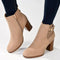 Madison Johnda Ankle Boot - Nude