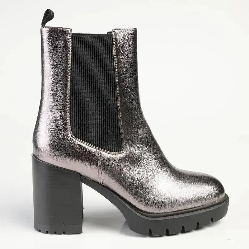 Madison Jones Boot - Pewter – Madison Heart of New York