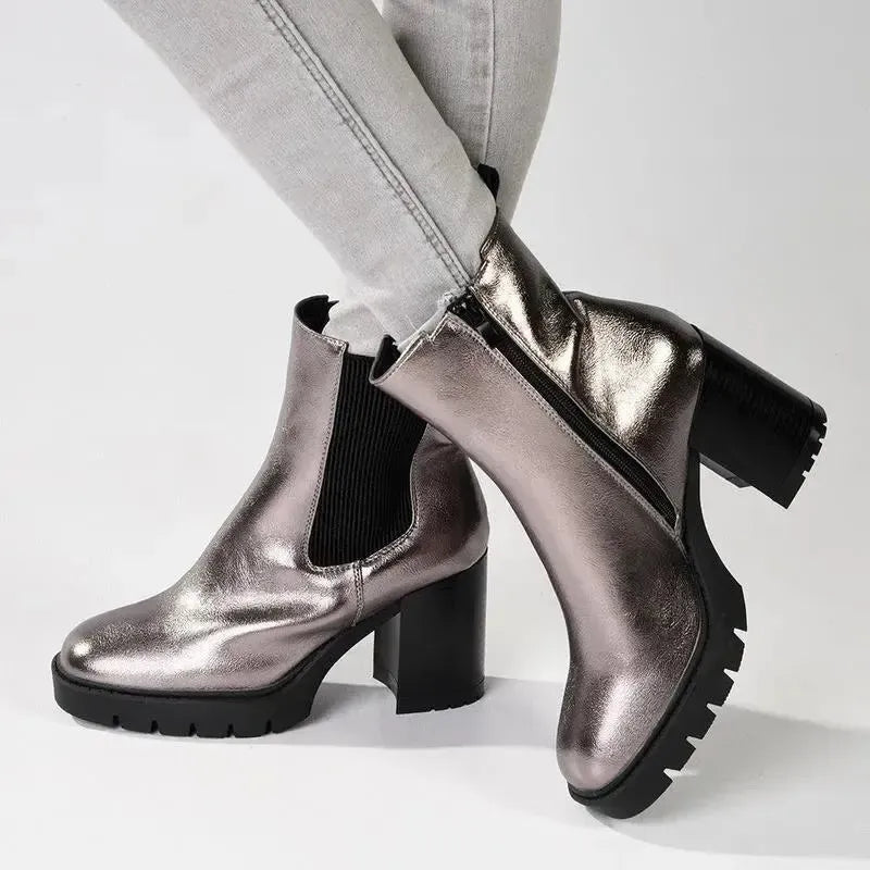 Madison Jones Boot - Pewter – Madison Heart of New York