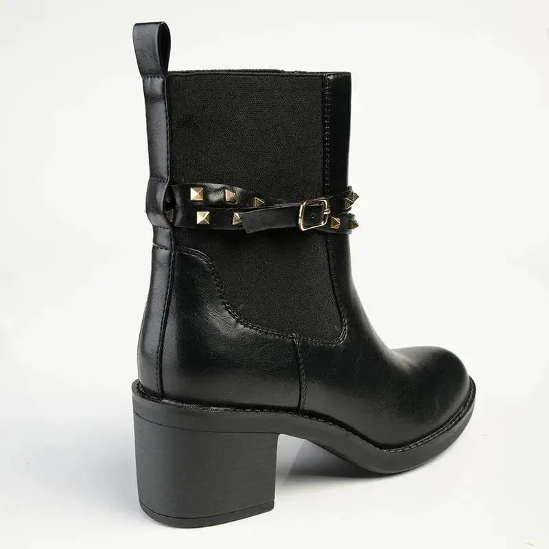Madison Jonhsy Heel - Black