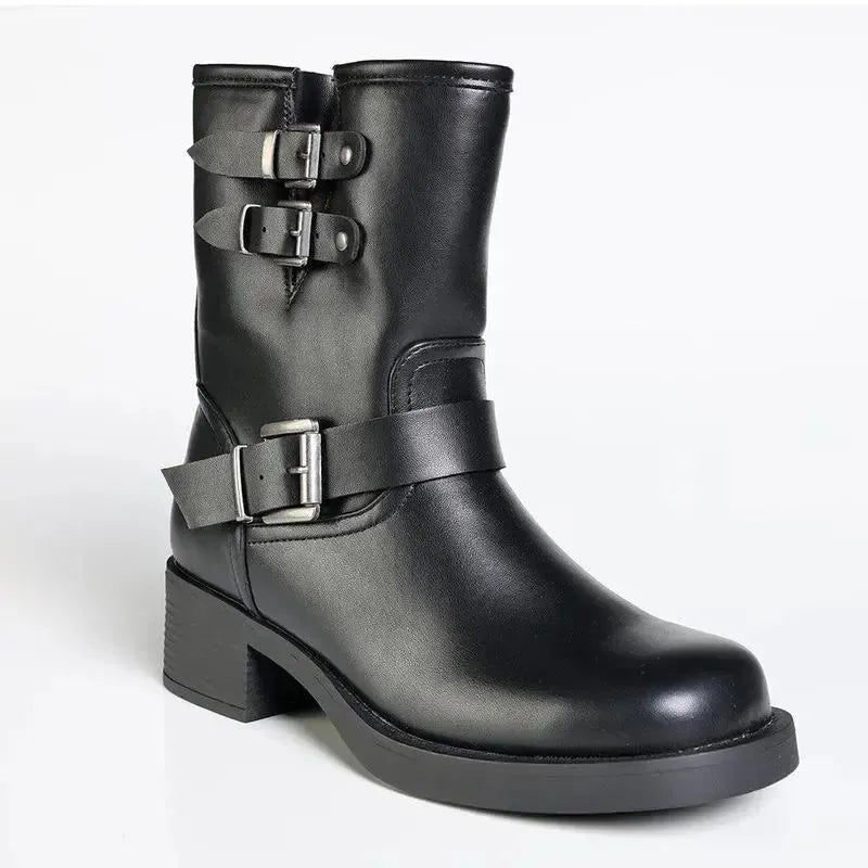Madison Jorin Biker Boot - Black