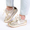Madison Jullian Sneaker - Gold/Beige