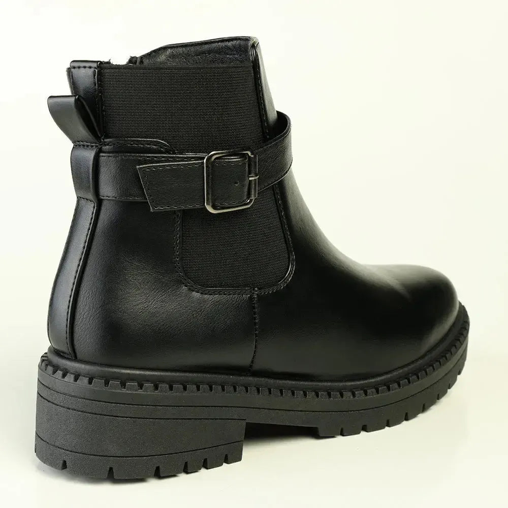 Madison Ladies Fashion Side Gusset Boot - Black