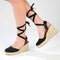 Madison Leena Wedge - Black