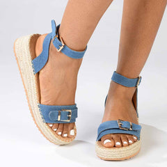 Madison Lettie Fashion Comfort Sandals - Blue