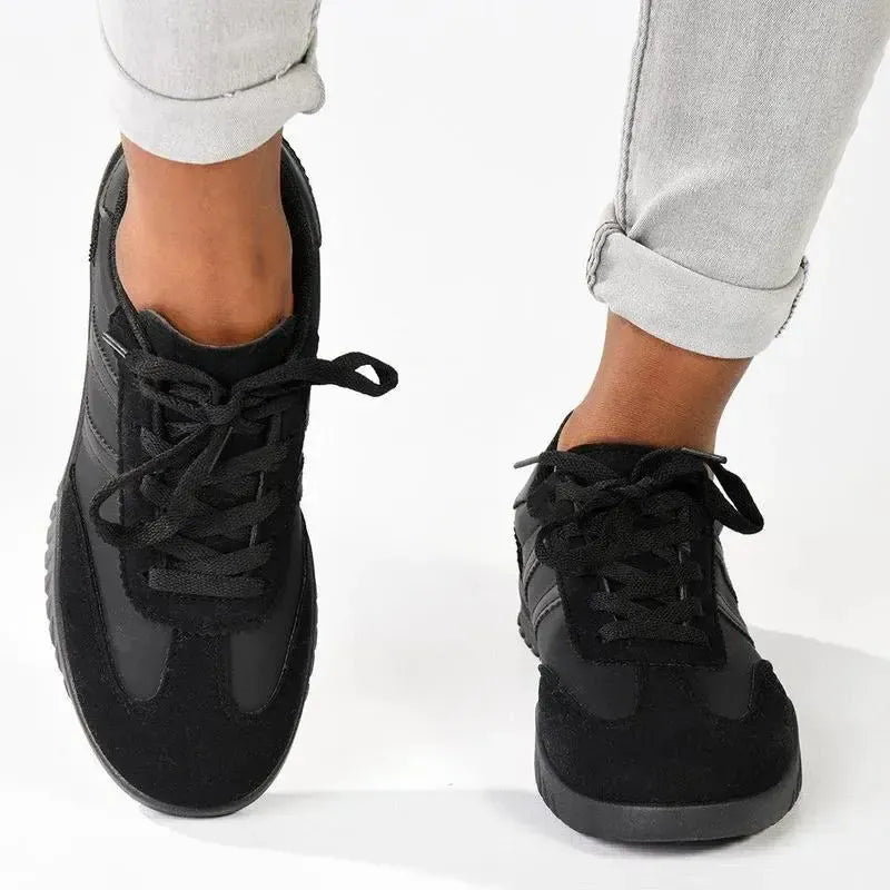 Madison Madi Ladies Fashion Sneaker - Black Mono