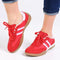 Madison Madi Ladies Fashion Sneaker - Red