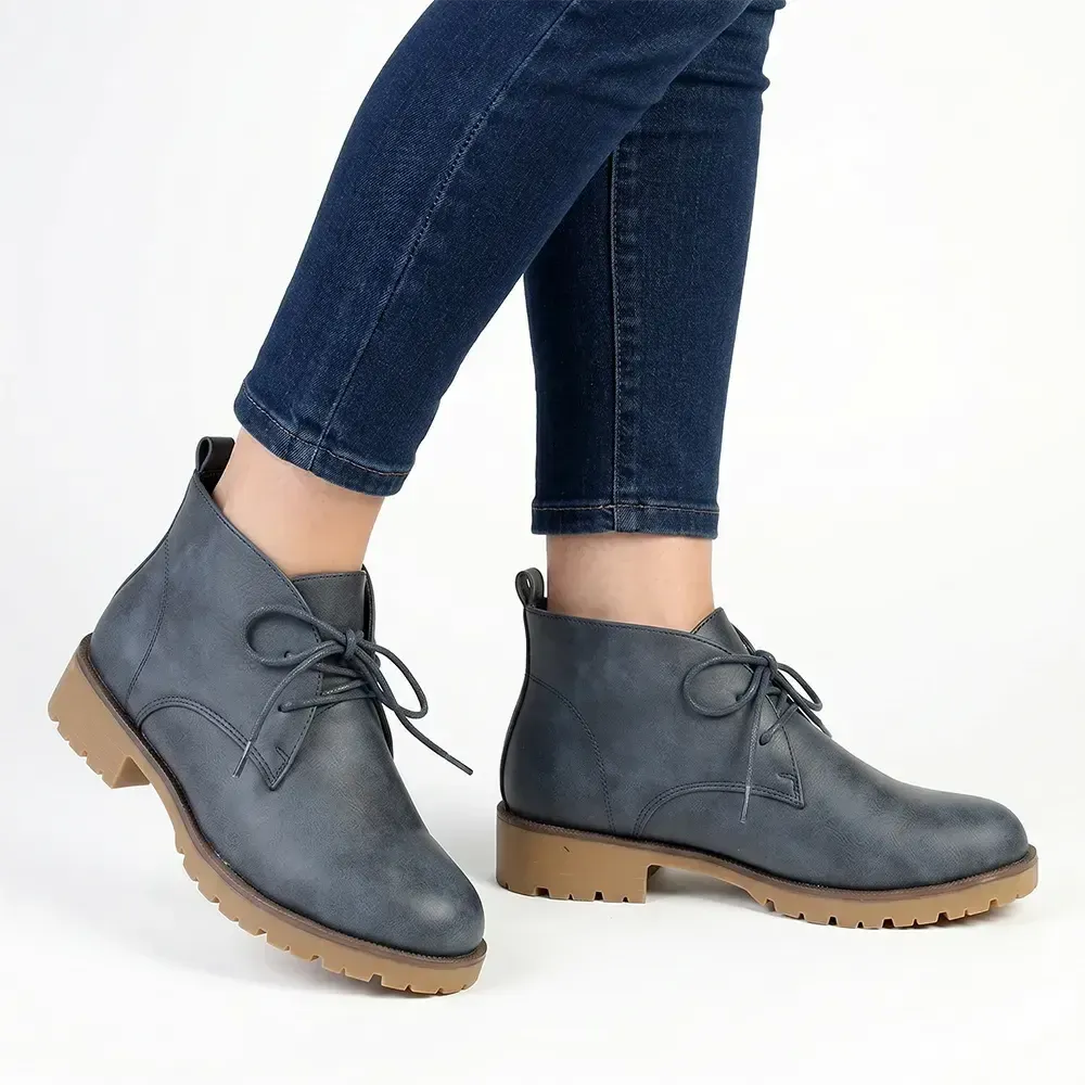 Madison Mandy Ankle Boot - Navy