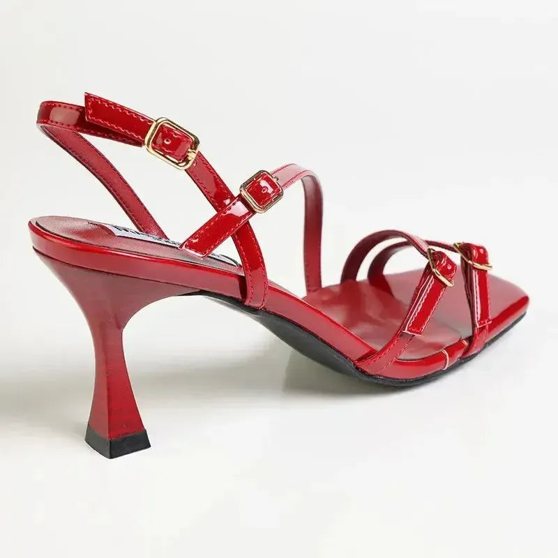 Madison Manon Heel - Burgundy