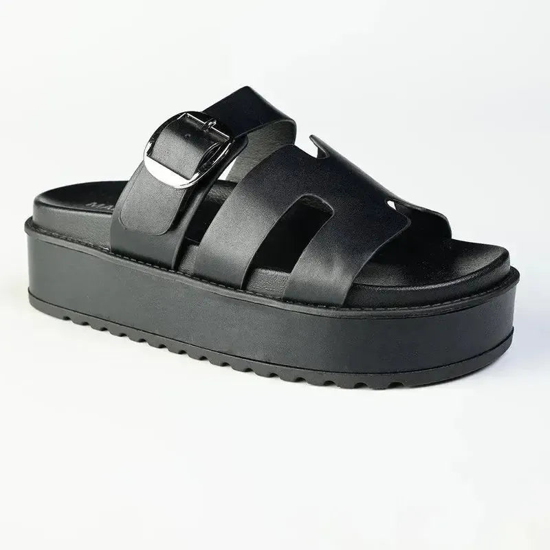 Madison Maple Sandals - Black
