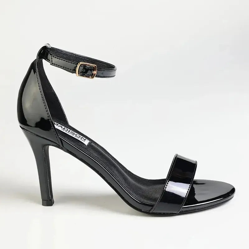 Madison Maren Heel - Black Patent