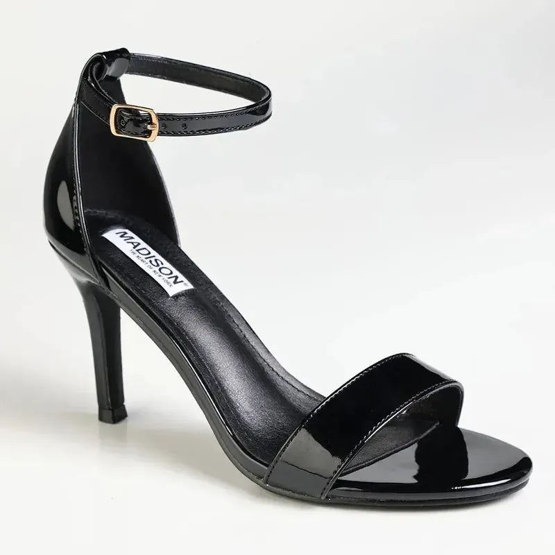 Madison Maren Heel - Black Patent