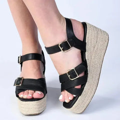Madison Marissa Wedge - Black