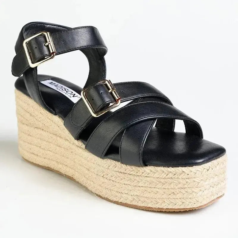 Madison Marissa Wedge - Black