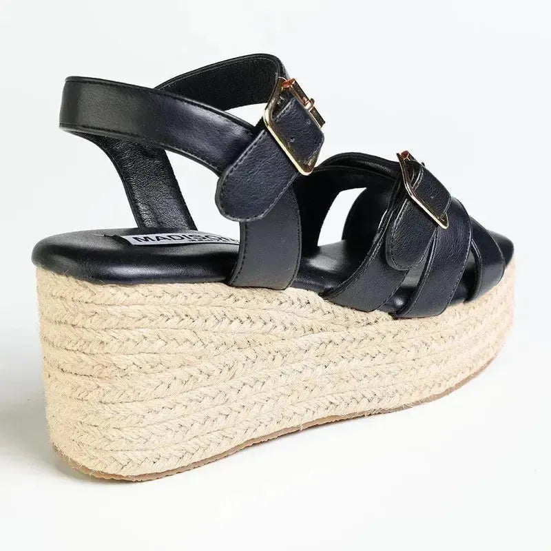 Madison Marissa Wedge - Black