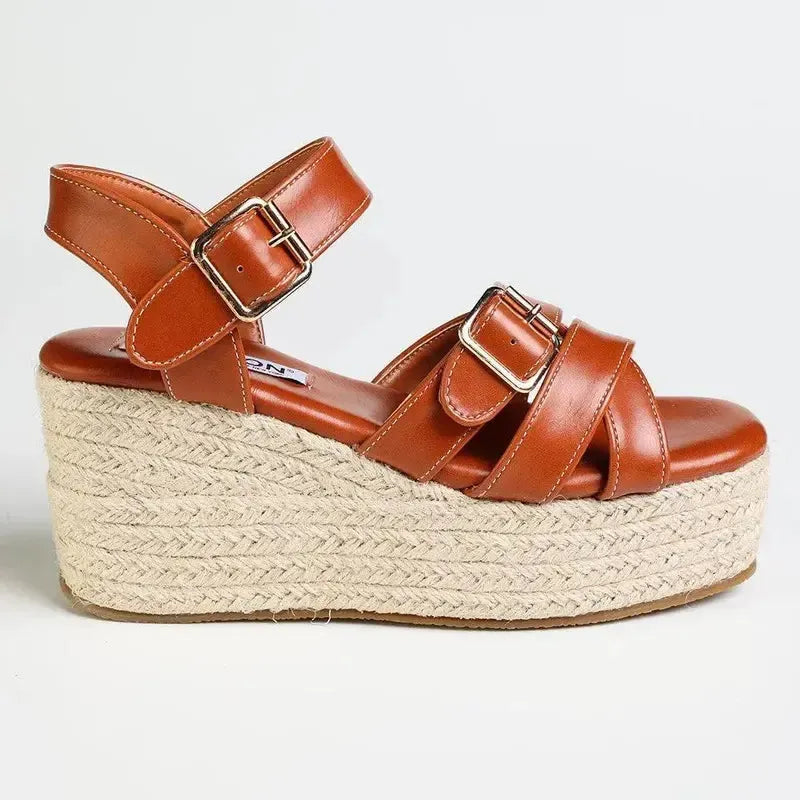 Madison Marissa Wedge - Tan