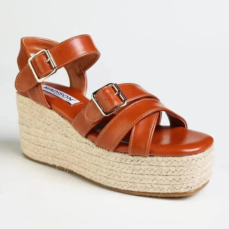 Madison Marissa Wedge - Tan