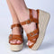 Madison Marissa Wedge - Tan