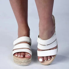 Madison Marlene Espadrille Sandal - White