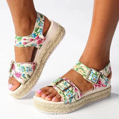 Madison Marlowe Espadrille Sandal - Floral