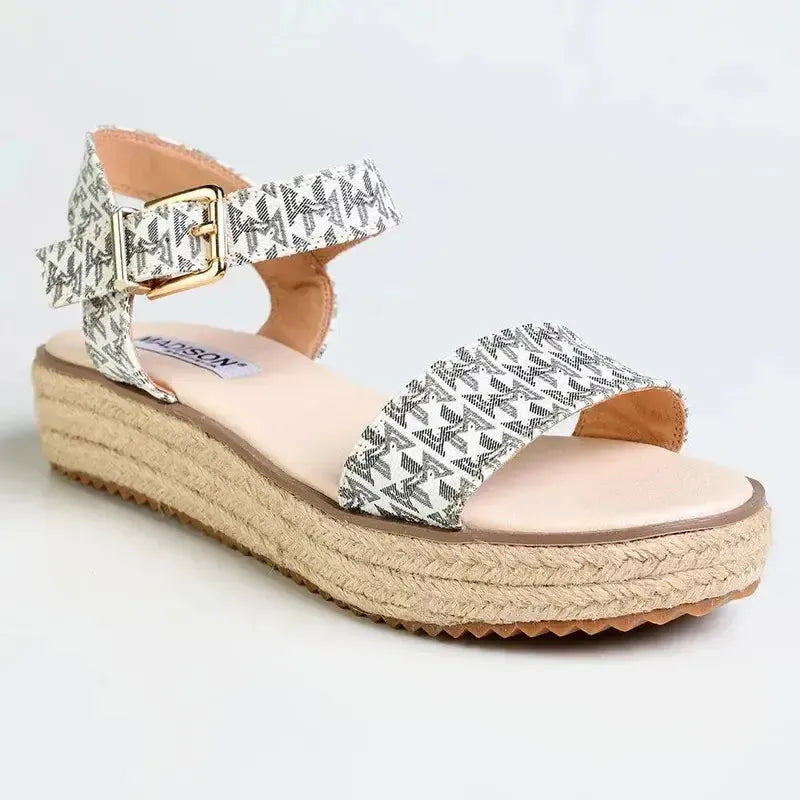 Madison Marnie Espadrille Sandal -White