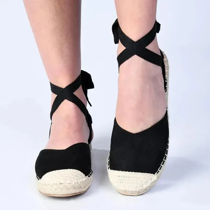 Madison Martini Flats - Black