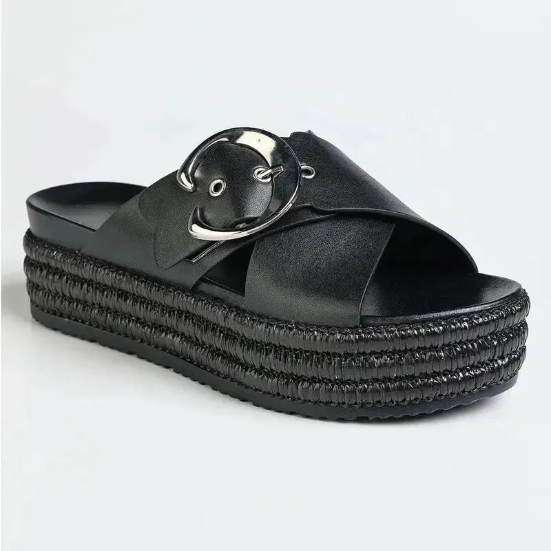 Madison Maven Sandal - Black