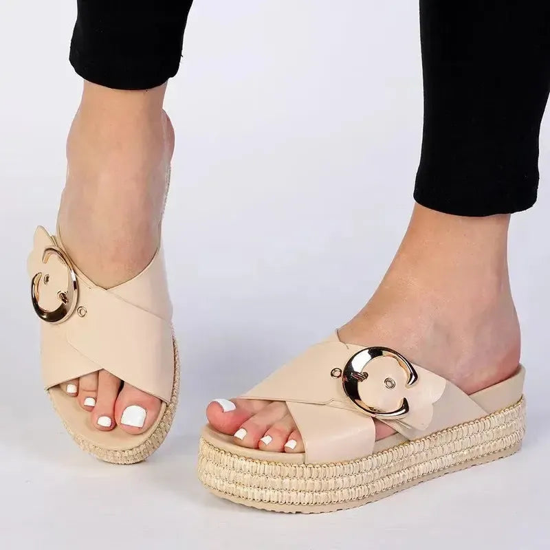 Madison Maven Sandal - Nude